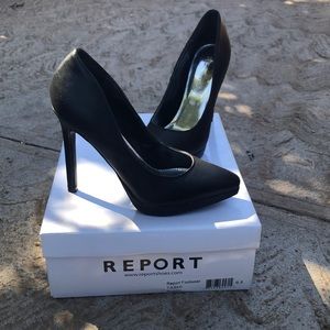 Report Black Heels, Size 6.5